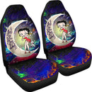 Betty Boop Love You To The Moon Galaxy Car Seat Covers Nearkii