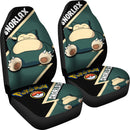 Snorlax Car Seat Covers Custom Anime Pokemon Car Accessories Nearkii
