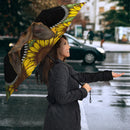 German Shepherd Sunflower Zipper Umbrella Nearkii