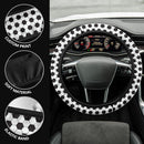 Football Soccer Ball Premium Car Steering Wheel Cover Nearkii