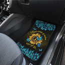 Let It Be Hippie Butterfly Blue Car Floor Mats Car Accessories Nearkii