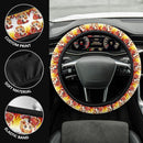 Heart Rengoku Kyojuro Chipi Demon Slayer Anime Car Steering Wheel Cover 1 Nearkii