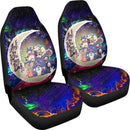 Ghibli Character Love You To The Moon Galaxy Car Seat Covers