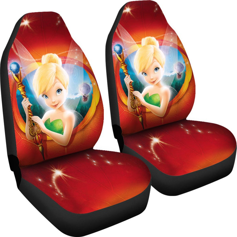 Tinkerbell Car Premium Custom Car Seat Covers Decor Protectors Nearkii