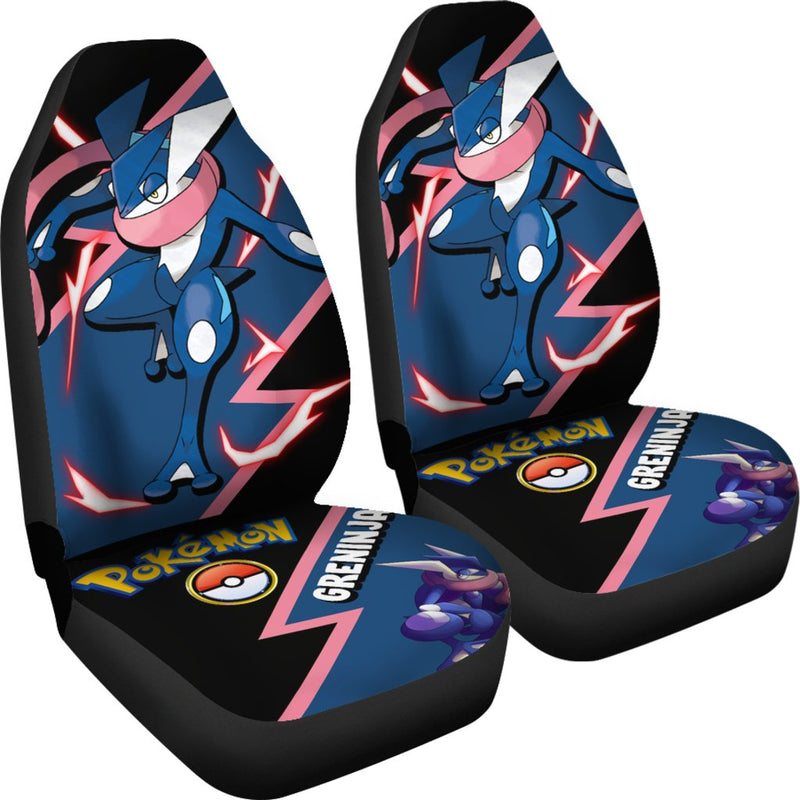 Greninja Car Seat Covers Custom Anime Pokemon Car Accessories Nearkii