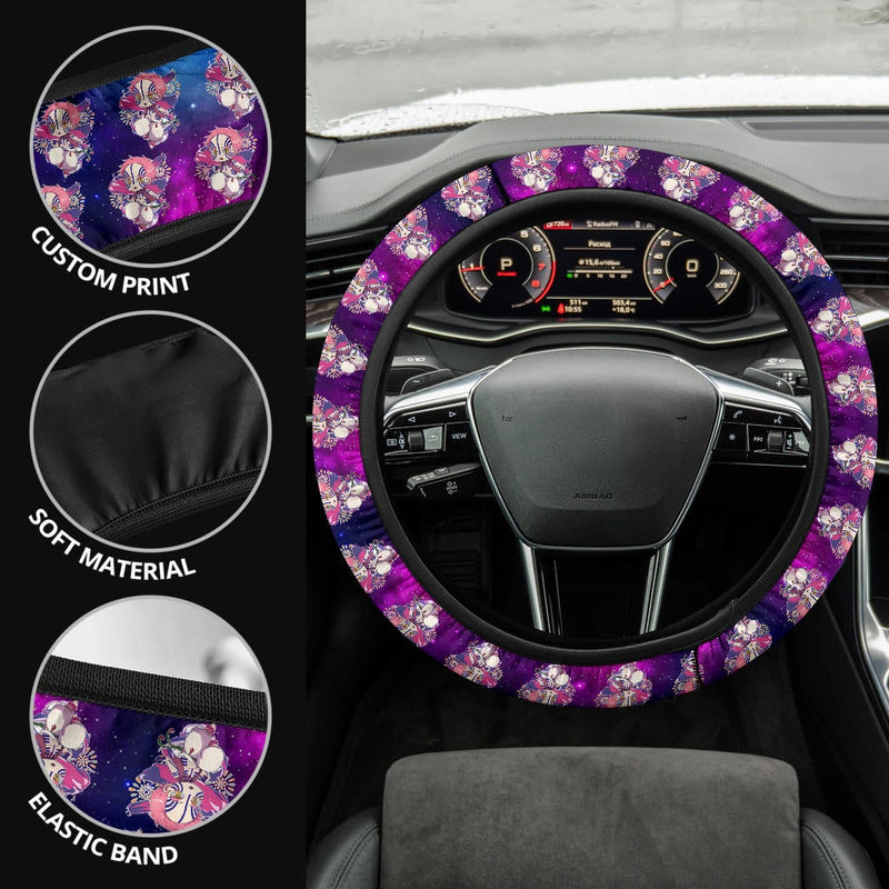 Akaza Demon Slayer Anime Premium Custom Car Steering Wheel Cover 1 Nearkii