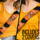 M&M's Candy Ice Cream Cones Chocolate Orange car seat belt covers Custom Car Accessories Nearkii