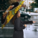 Bulldog Sunflower Zipper Umbrella Nearkii