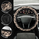 Pug Dog Cute Funny Premium Car Steering Wheel Cover Nearkii