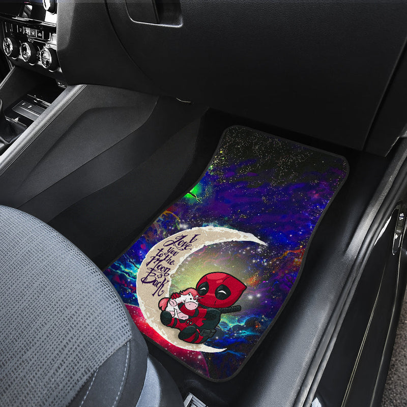 Chibi Deadpool Unicorn Toy Love You To The Moon Galaxy Car Mats Nearkii