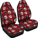 Red Darth Vader Death Star Pattern Premium Custom Car Seat Covers Decor Protectors Nearkii