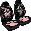 Best Once Upon A Time There Was A Girl Who Love Dogs And Goats Premium Custom Car Seat Covers Decor Protector Nearkii