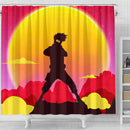 Kakashi Sunset Shower Curtain Nearkii