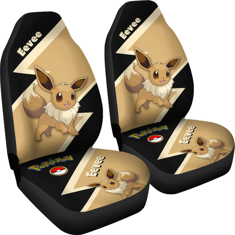 Eevee Pokemon Premium Custom Car Seat Covers Decor Protectors Nearkii