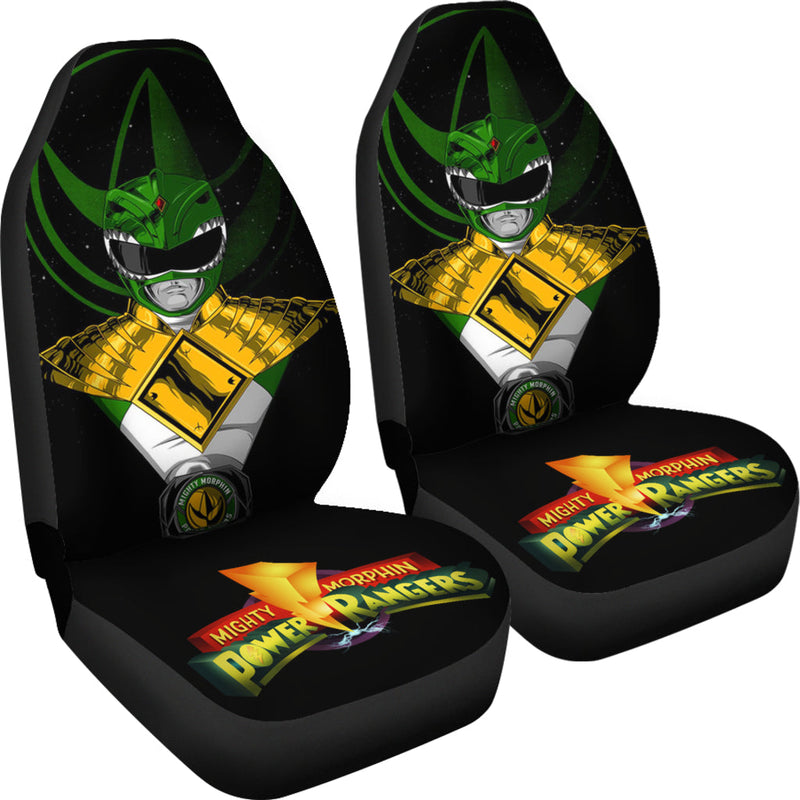 Green New Mighty Morphin Power Rangers Premium Custom Car Seat Covers Decor Protectors Nearkii
