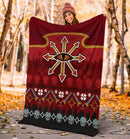 Scary Eye Ugly Christmas Custom Blanket Home Decor Nearkii