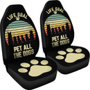 Best Life Goal Pet All The Dogs Premium Custom Car Seat Covers Decor Protector Nearkii