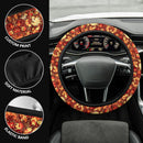 Pattern Pokemon Fire Car Steering Wheel Cover 6 Nearkii