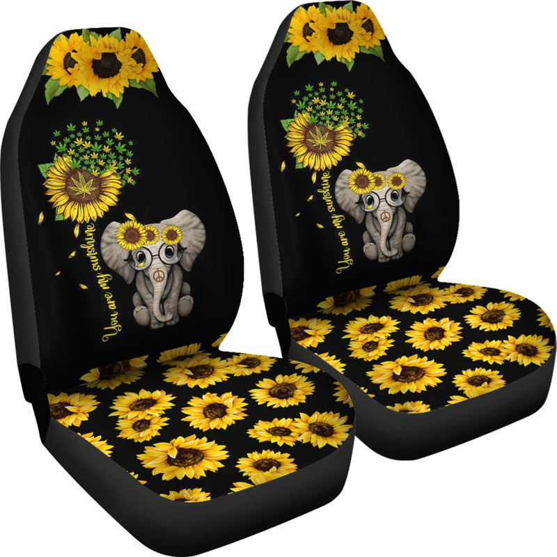 Best Sunflower Elephant Seat Covers Car Decor Car Protector Nearkii
