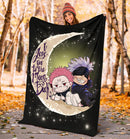Jujutsu Kaisen Gojo Sukuna Chibi Anime Premium Blanket Nearkii