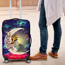 Godzilla Love You To The Moon Galaxy Luggage Cover Suitcase Protector Nearkii