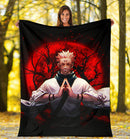 Sukuna Jujutsu Kaisen Moonlight Premium Blanket Nearkii
