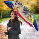 Eevee Evolution Pokemon Love You To The Moon Galaxy Umbrella Nearkii