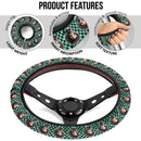Cute Kamado Tanjiro Demon Slayer Anime Car Steering Wheel Cover 1 Nearkii