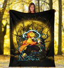 Zenitsu Demon Slayer Moonlight Premium Blanket Nearkii