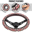 Kamado Nezuko Demon Slayer Anime Car Steering Wheel Cover 8 Nearkii
