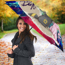 Pokemon Couple Espeon Love You To The Moon Galaxy Umbrella Nearkii