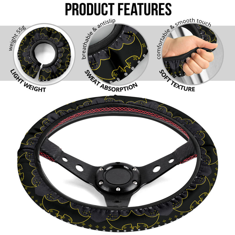 Batman Christmas Premium Custom Car Steering Wheel Cover Nearkii