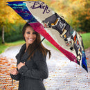 Hinata And Tobio Haikyuu Love You To The Moon Galaxy Umbrella Nearkii