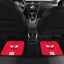 M&M Red Chocolate Front And Back Car Floor Mats Nearkii