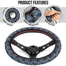 Flower Retro Premium Car Steering Wheel Cover Nearkii