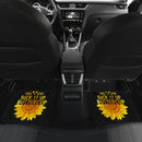 Sunflowers Shut It Up Front And Back Car Mats (Set Of 4) Nearkii