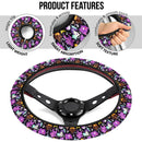 Pokemon Ghost Kawai Premium Car Steering Wheel Cover Nearkii