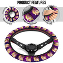 Rengoku Kyojuro Demon Slayer Anime Premium Custom Car Steering Wheel Cover 2 Nearkii