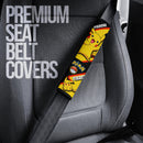 Pikachu car seat belt covers Anime Pokemon Custom Car Accessories Nearkii