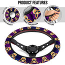 Eevee 3 Pokemon Car Steering Wheel Cover Nearkii