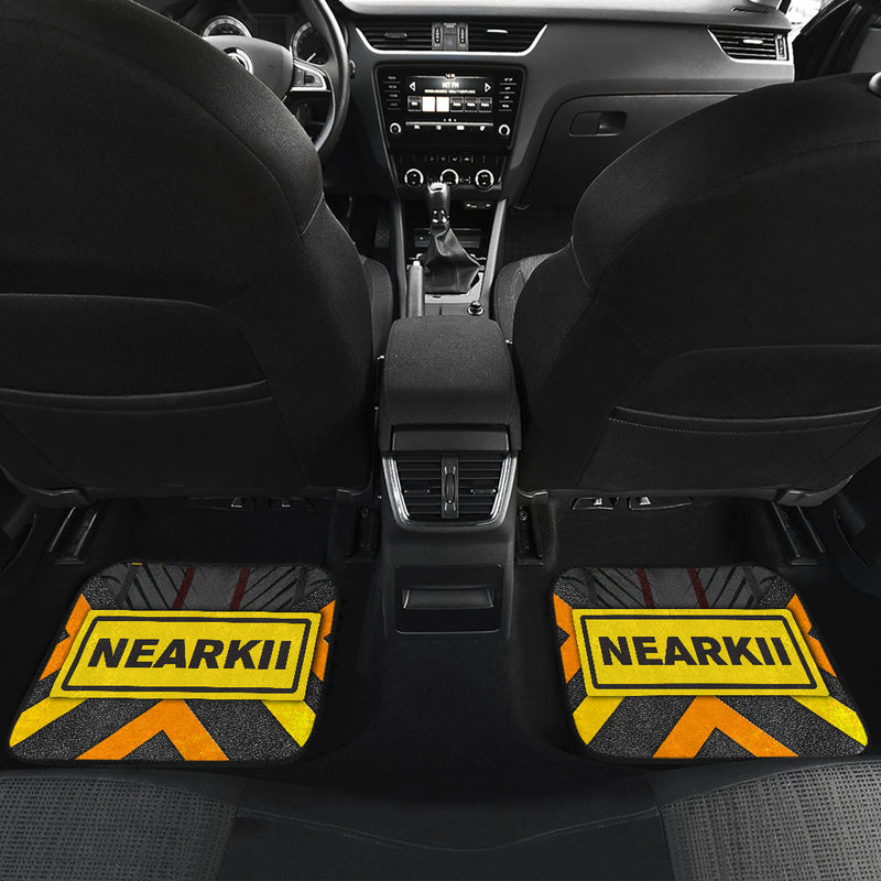 Custom Name Premium Custom Personalized Front And Back Car Mats (Set Of 4) Nearkii