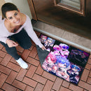 Ram And Rem Anime Girl Re Zero Doormat Nearkii