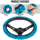 Blue Skin Premium Car Steering Wheel Cover Nearkii