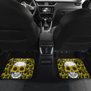 Sunflower Lady Skull Car Floor Mats Car Accessories Nearkii