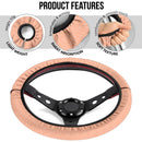 Human Skin Premium Car Steering Wheel Cover Nearkii