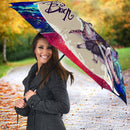 Shinobu Demon Slayer Love Love You To The Moon Galaxy Umbrella Nearkii