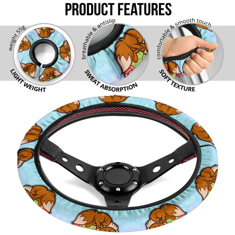 Eevee Pokemon Car Steering Wheel Cover Nearkii