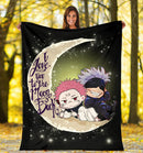 Jujutsu Kaisen Gojo Sukuna Chibi Anime Premium Blanket Nearkii