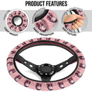 Kamado Nezuko Demon Slayer Anime Car Steering Wheel Cover 3 Nearkii