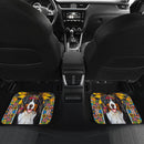 Bernese Mountain Dog Sunflower Hippie Car Floor Mats Car Accessories Nearkii